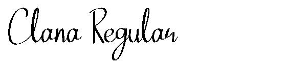 Clana Regular字体