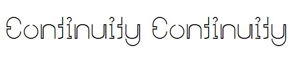 Continuity Continuity字体
