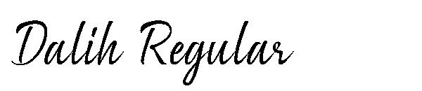 Dalih Regular字体