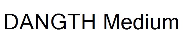 DANGTH Medium字体