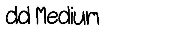 dd Medium字体