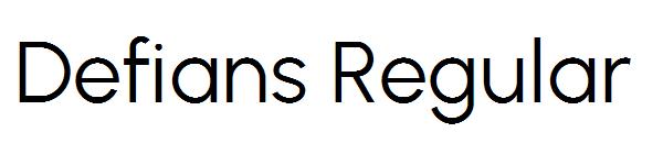 Defians Regular字体
