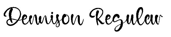 Dennison Regular字体