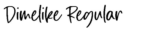 Dimelike Regular字体