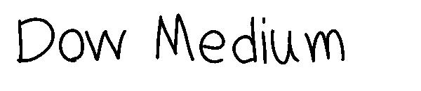 Dow Medium字体