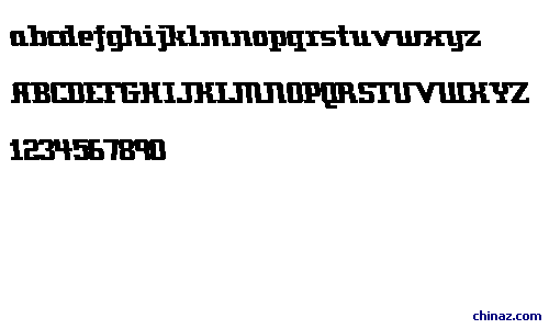 Zenith 2000字体b