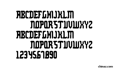 Zodillin字体c